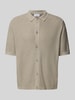 Lindbergh Freizeithemd mit Knopfleiste Stein