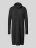 Only Loose Fit Strickkleid mit Woll-Anteil Modell 'JANA' Anthrazit Melange