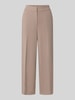 Betty Barclay Regular Fit Weite Hose mit Bügelfalten Modell 'LT JULI' Taupe