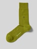 Burlington Socken mit Label-Detail Gruen