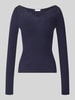 Rich & Royal Slim Fit Shirt aus reiner Baumwolle Marine