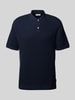 Tom Tailor Relaxed Fit Poloshirt aus Baumwoll-Mix Dunkelblau
