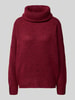 ICHI relaxed fit gebreide pullover met col model 'IHKAMARA' Bordeaux
