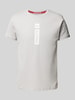 Alpha Industries T-Shirt mit Label-Print Hellgrau