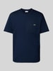 Lacoste T-Shirt mit Brusttasche Blau