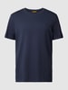 camel active T-shirt met logostitching Marineblauw