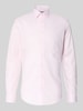 Jake*s Slim Fit Business-Hemd mit Kentkragen Hellrosa