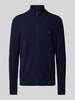 Polo Ralph Lauren Gebreid jack met opstaande kraag en ritssluiting Marineblauw