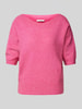 OPUS Strickpullover mit 1/2-Arm Modell 'Pusity' Pink