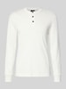 ARMANI EXCHANGE Sweatshirt met ribboorden Offwhite
