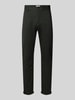 Lindbergh Slim fit stoffen broek met verkort model Olijfgroen