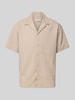 Jack & Jones Freizeithemd mit Knopfleiste Modell 'MASSIMO' Beige