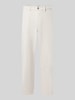 Casual Friday Cordhose mit seitlichen Eingrifftaschen Offwhite
