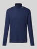 Christian Berg Men Longsleeve mit Rollkragen Dunkelblau