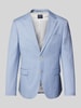 MCNEAL Slim Fit Anzugsakko mit Knopfleiste Blau