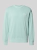 Pepe Jeans Regular Fit Sweatshirt aus reiner Baumwolle Modell 'JOHN CREW' Aqua