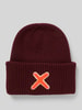 Unio Beanie mit Kaschmir-Anteil Bordeaux