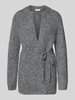 FREE/QUENT Gebreid jack met wol, model 'LULU' Donkergrijs