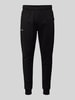 Ellesse Tapered Fit Trackpants mit Label-Badges Modell 'BERTONI' Black