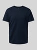 JOOP! Collection T-shirt met labelstitching, model 'Priamo' Marineblauw