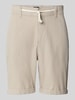 MCNEAL Regular Fit Leinenshorts mit Tunnelzug Ecru