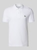 Lacoste Slim Fit Poloshirt aus reiner Baumwolle Weiss