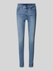 Liu Jo White Slim Fit Jeans mit 5-Pocket-Design Modell 'DEVINE' Hellblau