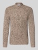 FTC Cashmere Slim Fit Strickpullover aus reinem Kaschmir Beige