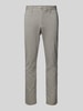 Only & Sons Tapered fit broek met knoop- en ritssluiting, model 'MARK' Beige