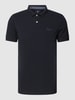 Superdry Poloshirt met labelstitching, model 'CLASSIC' Marineblauw