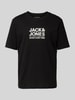 Jack & Jones T-Shirt mit Label-Print Modell 'CODYNAMIC' Black