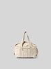 Lala Berlin Shopper mit Label-Patch Beige