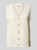 Vila Gilet met knoopsluiting, model 'LYLA' Beige