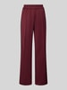 Only Loose Fit Trackpants mit Kontraststreifen Modell 'WARM UP X' Bordeaux