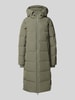 IQ Studio Gewatteerde jas met capuchon Rietgroen