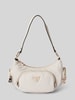 Guess Handtasche mit Label-Applikation Modell 'ECO GEMMA' Taupe