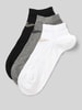 Emporio Armani Socken mit Label-Print im 3er-Pack Mittelgrau