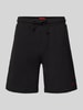 HUGO Sweatshorts mit elastischem Bund Modell 'Austin' Black