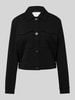 s.Oliver RED LABEL Regular fit overhemdjack met met viscose Zwart
