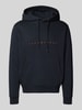 Jack & Jones Hoodie mit Label-Print Marine