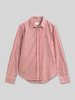 GANT Regular fit overhemdblouse met gestikt logo Roestrood