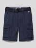 Petrol Cargoshorts mit Cargotaschen Marineblau