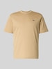Lacoste Regular fit T-shirt van puur katoen Beige