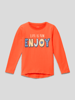 Name It Shirt met lange mouwen en motiefprint Oranje