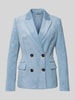Christian Berg Woman Selection Blazer mit Strukturmuster Hellblau