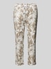 Toni Dress Spodnie materiałowe o skróconym kroju slim fit model ‘SUE’ Beżowy