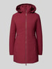 SAVE THE DUCK Parka mit gefüttertem Stehkragen Modell 'Rachel' Bordeaux