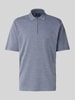 Christian Berg Men Poloshirt mit Polokragen Jeansblau