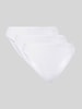 SKINY Slips van katoenmix met logoprint in set van 3 Wit