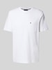 Tommy Hilfiger Regular fit T-shirt van puur katoen Wit